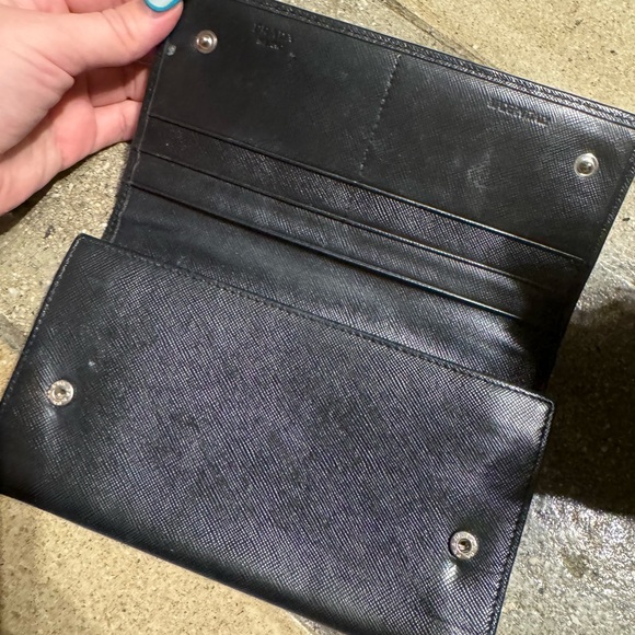 Prada Saffiano Leather Long Wallet - Picture 3 of 6